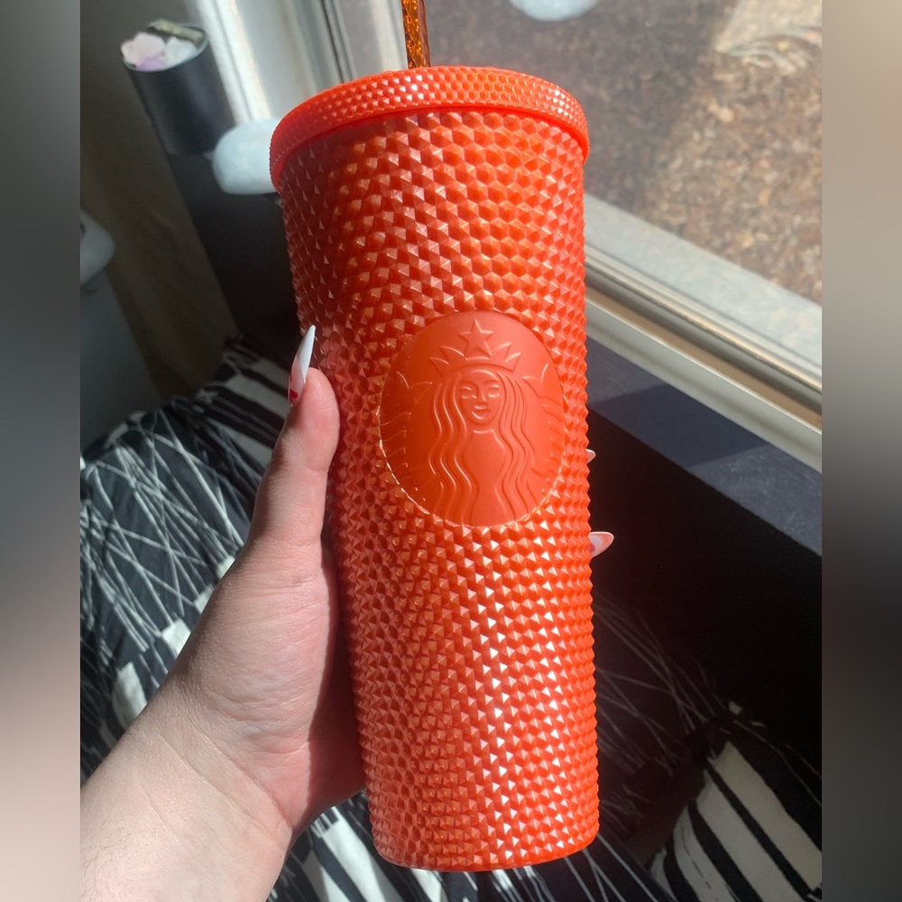 Starbucks Limited Edition Orange Studded Tumbler